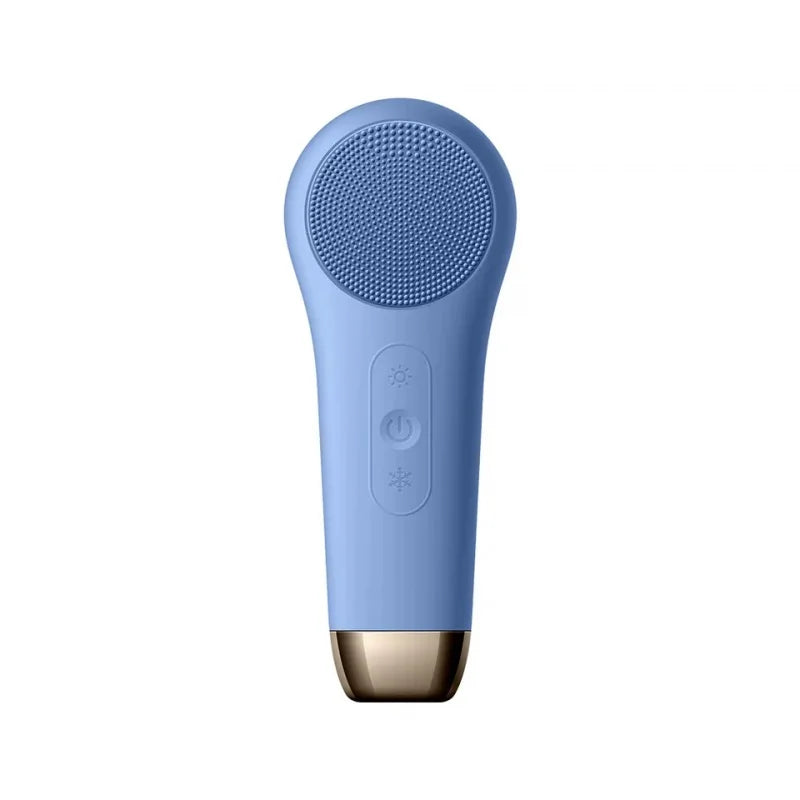 Home use silicone facial cleansing brush with hot