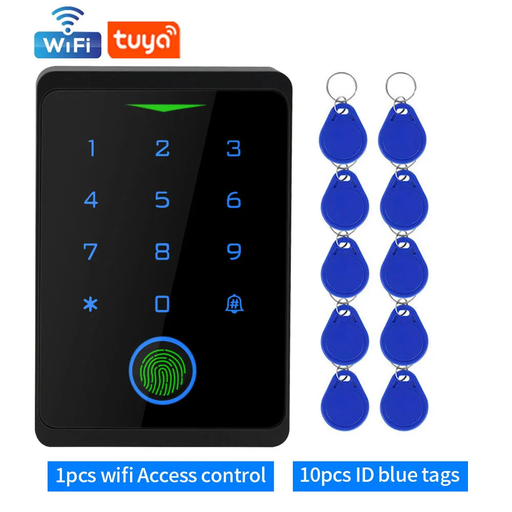 Tuya WIFI Fingerprint Access Control Kits Security Protection