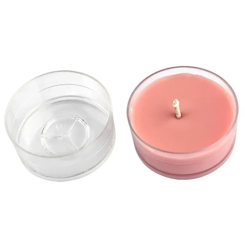 5Pcs Heart Empty Candle Cup Tea Light Cups
