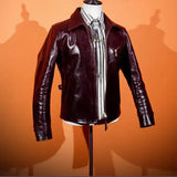 YR!Free shipping.Luxury oil top grain horsehide coat.Mens 1930