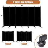 Room Divider Portable 132'' Partition Room Dividers and