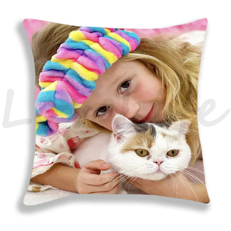 Cute Like Nastya Pillow Case Girls Pillowcase Sofa