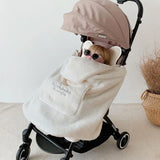 Coral Fleece Newborn Blanket Baby Stroller Sling Cover