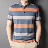 Summer Men's Polo Shirts With Short Sleeve Business