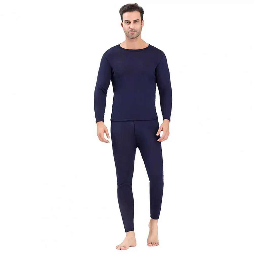 Men Thermal Underwear Set Unisex Winter Warm Underwear