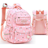 Sanrioed Hello kitty Schoolbag Cartoon Strawberry Kitty Cat