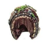 Aquarium Artificial Barrel Cave Resin Ornaments Decorations Landscaping