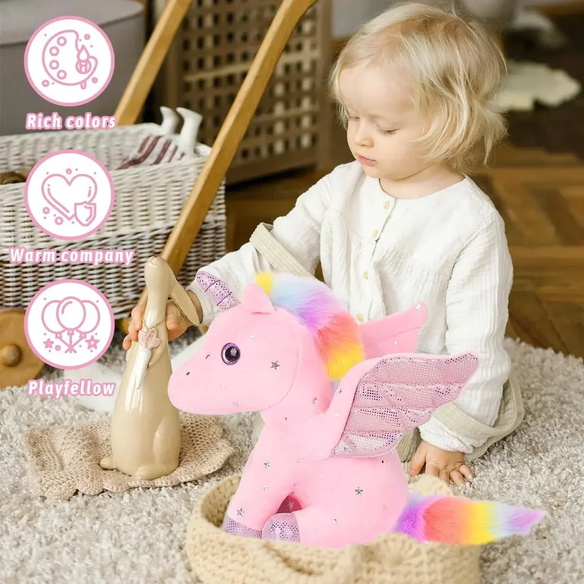 Plush Unicorn Stuffed Animal Cute Plush Toy Gift
