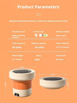 Portable Washing Machine Folding Mini Washing Machine Washing