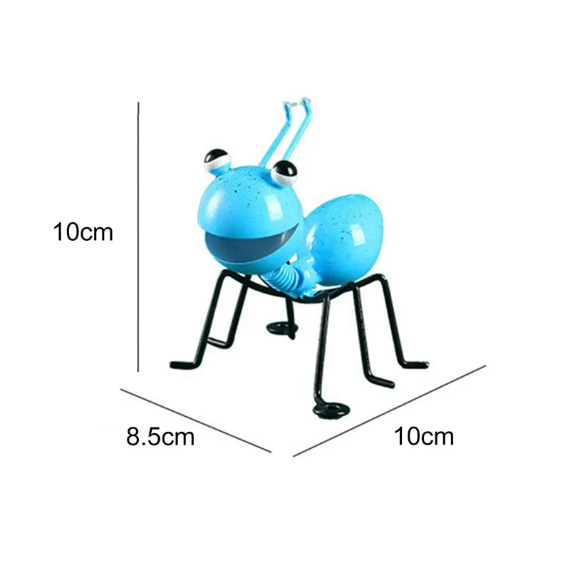 Cute Ant Statue Garden Decor Figure Stand Ant