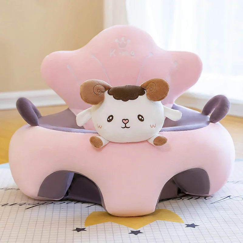 Baby Sofa Support Seat Cover Plush Chair Learn