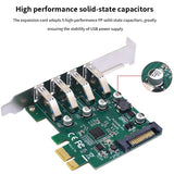 TISHRIC PCIE 1X To 4 USB 3.2 Port