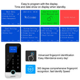 Bluetooth Tuya APP Smart Fingerprint RFID Access Control