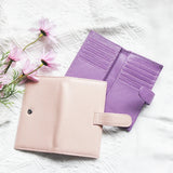 Genuine Leather Luxury Design Card Holder For Woman Custom Letters Large Capacity Vintage Wallet Fashion Business Christmas Gift