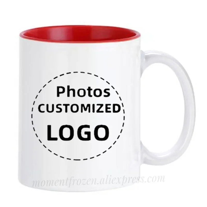 Customized Photos/Logo Printed DIY Coffee Mugs Personalized Tea
