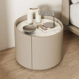 Italian Luxury Nightstands Minimalist Round Nordic Organizers Side