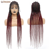 36 Cornrow Twisted Braided Wigs Ombre Blonde Passion