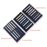 8Pc Exquisite Metal Tie Clip Set With Gift