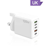 USB C Charger 120W Fast Charging Charger 5Ports