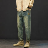 Retro Blue Jeans Harem Pants Loose Fit Casual