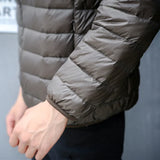 FGKKS Autumn Lightweight Thin Duck Down Jacket Men