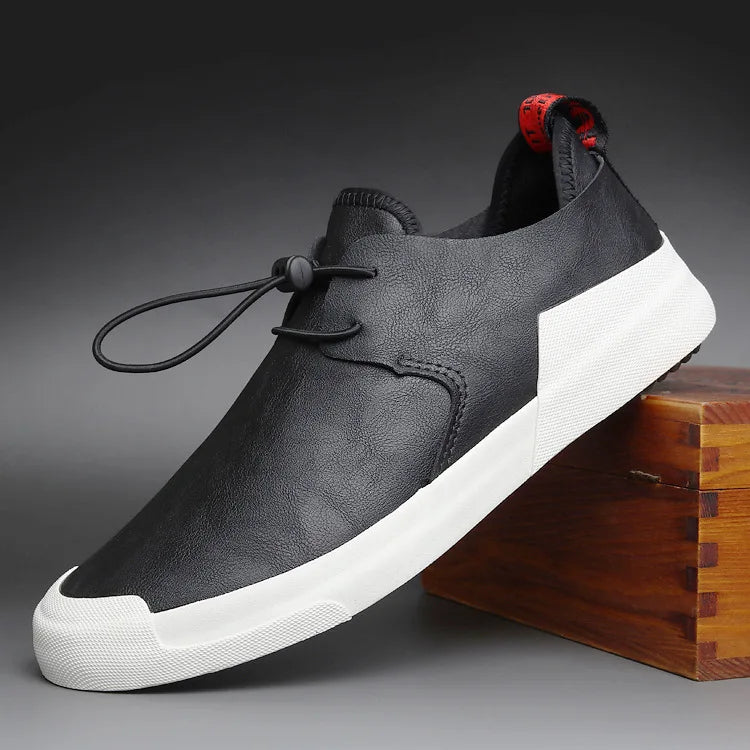 2024 Shoes for Men Leather Casual Shoes Spring