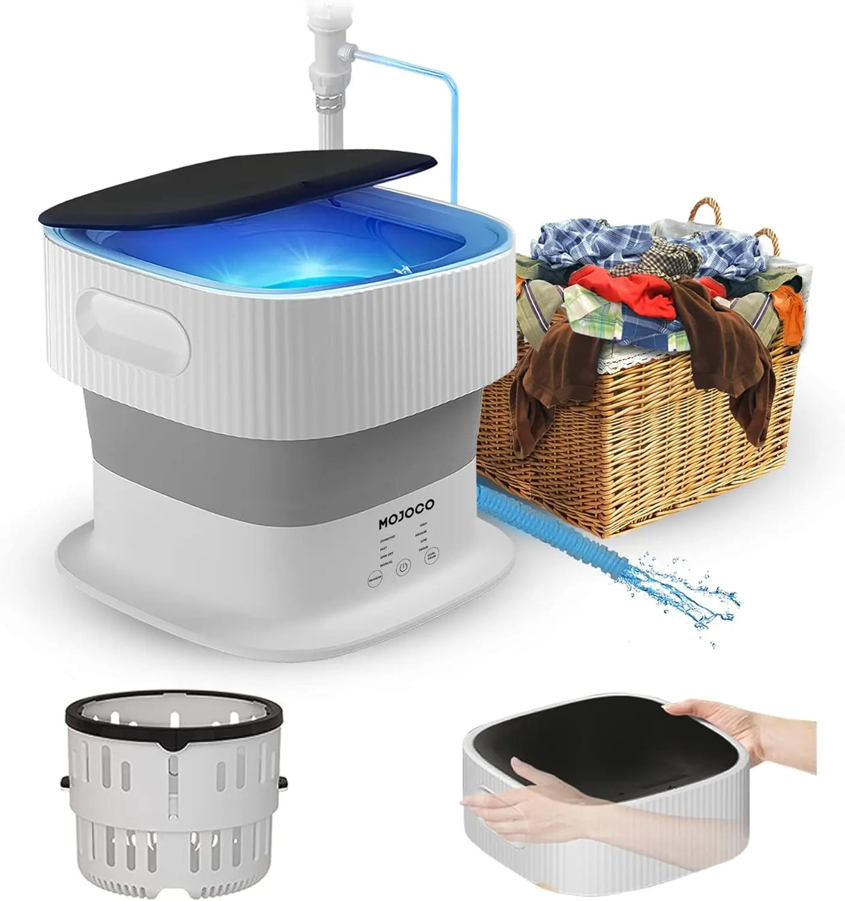 Foldable Washing Machine - Portable Washing Machine for