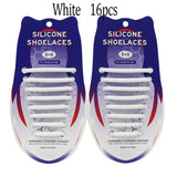 Elastic Oval Thicken Waterproof Silicone Shoelaces Hammer Laces