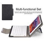 Universal Wireless Bluetooth Keyboard with Leather Case Stand