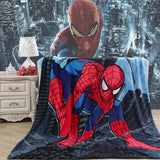 Disney Cartoon iron Man Spiderman Blanket Cartoon Printed