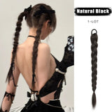 FORLISEE Wig Braid Natural Spicy Girl Pigtail Fried