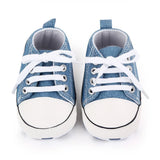 Baby Canvas Classic Sneakers Newborn Print Star Sports