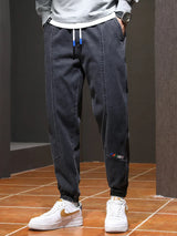 Spring Summer Ankle-Length Jeans Men Pants 6XL 7XL