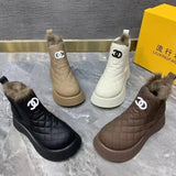 Snow Boots Shoes for Women Winter Thick Soled