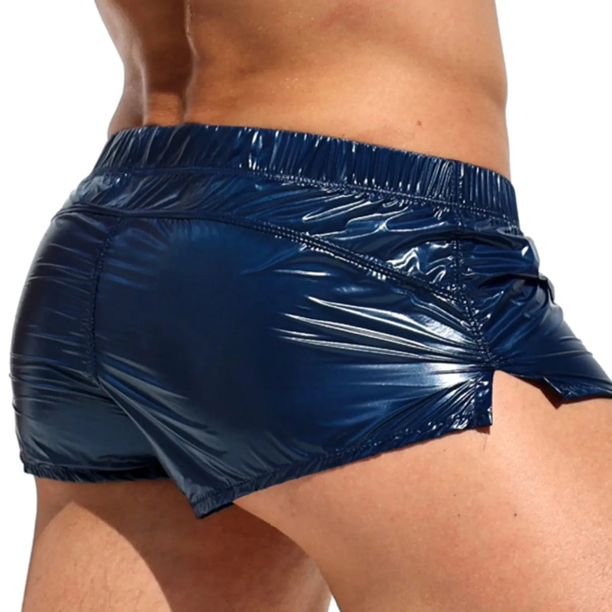 Swimwear Mens Low Rise Sides Slit Swim Shorts