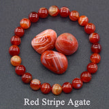 Real Natural Labradorite Stone Bead Bracelet Men Women