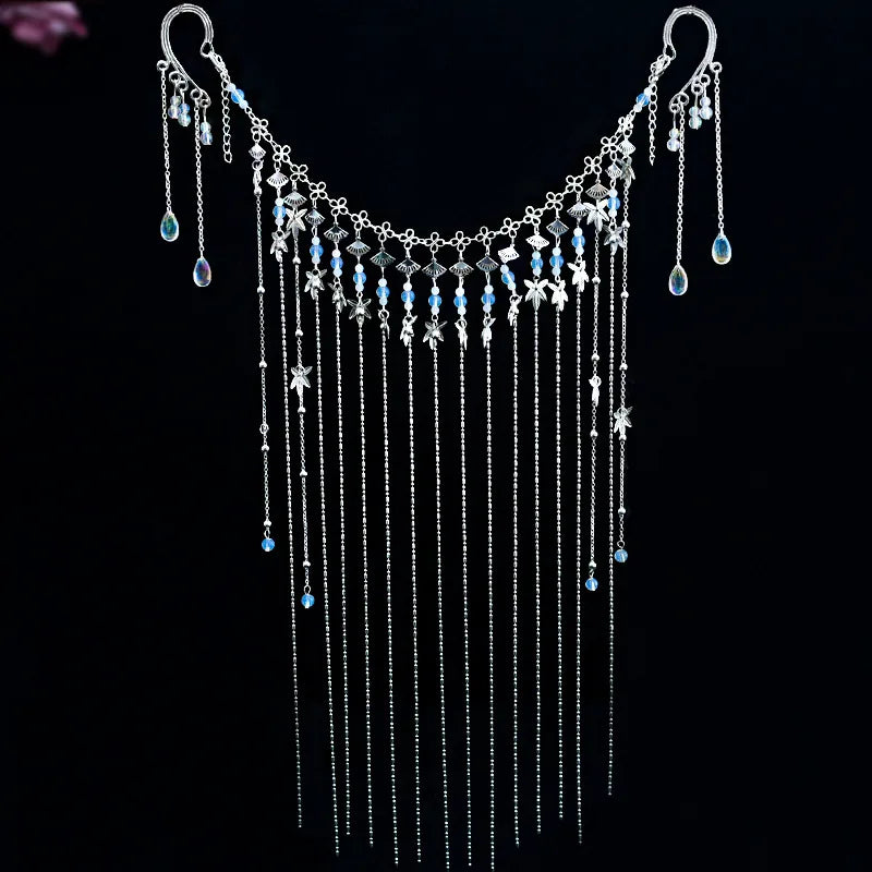 Antique Chinese Style Face Curtain Hanfu Hair Accessories