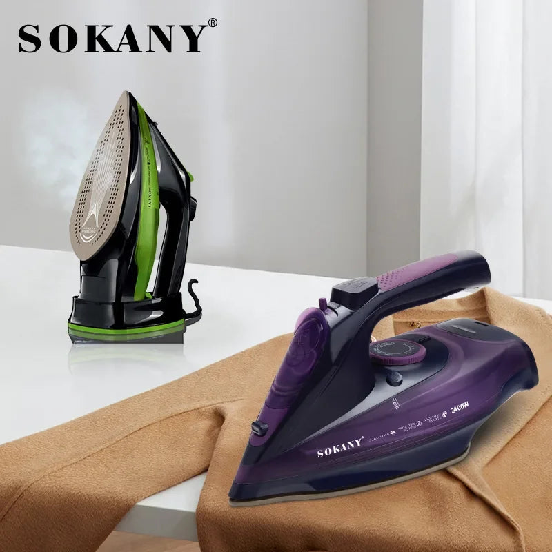 Houselin Non-Stick Soleplate Steam Iron for Clothes, 2400