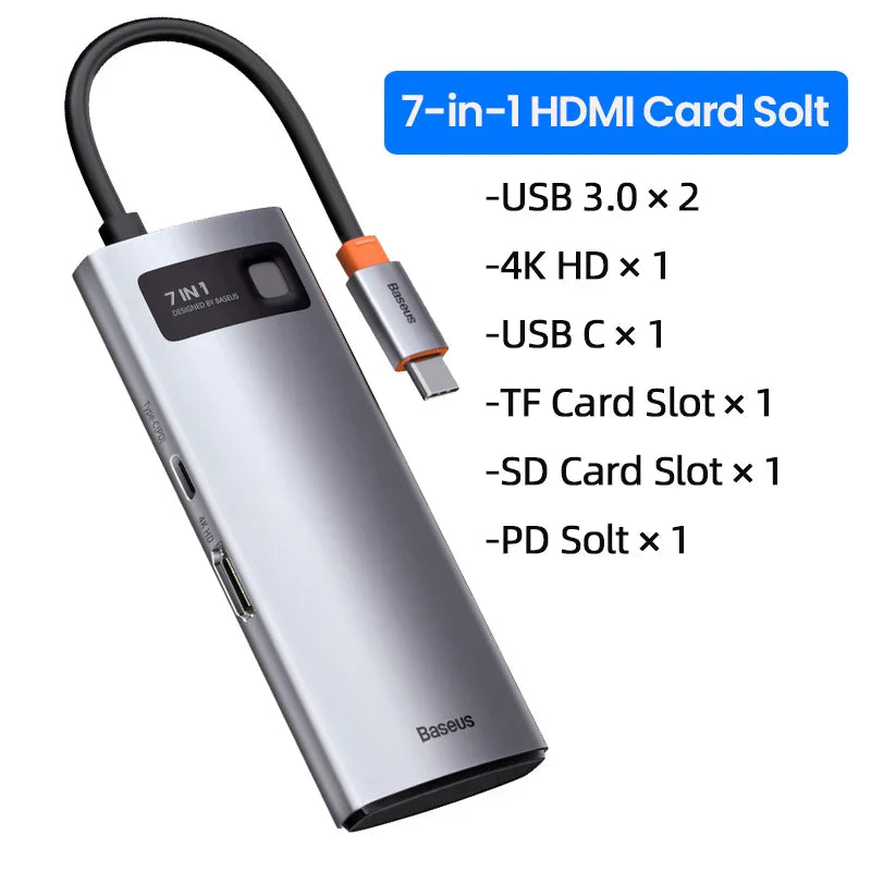 Baseus USB C HUB USB 3.0 3 0