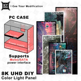 8K Ultra Clear Chassis Color Panel PC Case