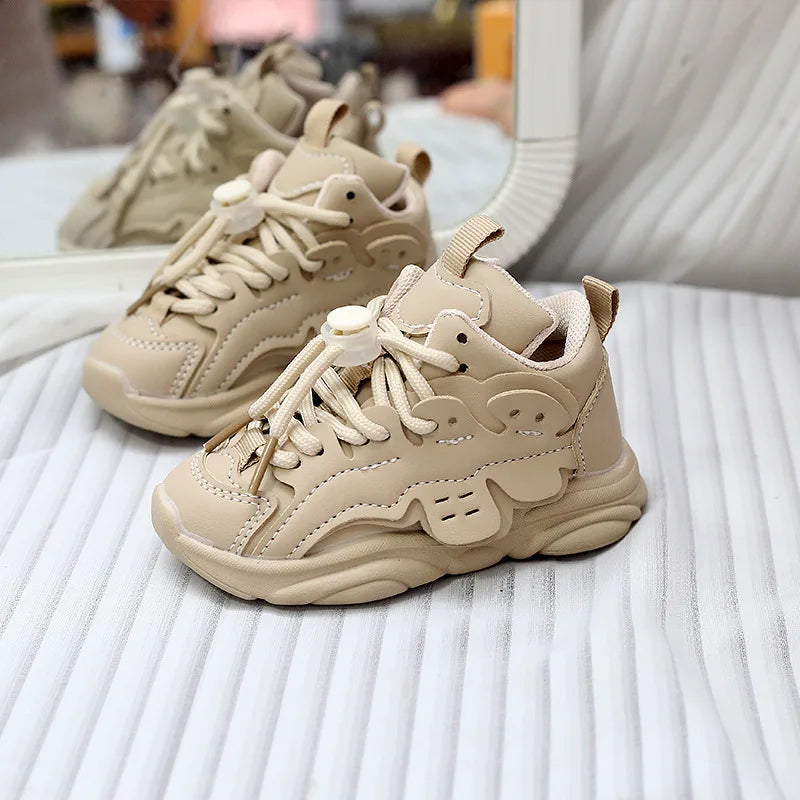 Baby Shoes for Boys Girls Breathable Pu Leather