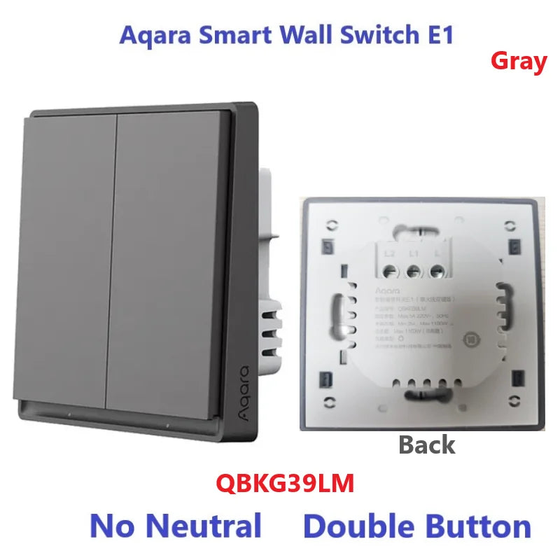 New Aqara Smart Wall Switch E1 ZigBee 3.0