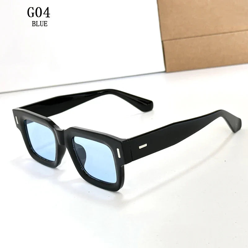 2024 New Square Sunglasses For Men Vintage Fashion