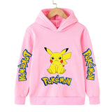 Pokemon Children Costume Spring Boy Hoodie Kids Clothes