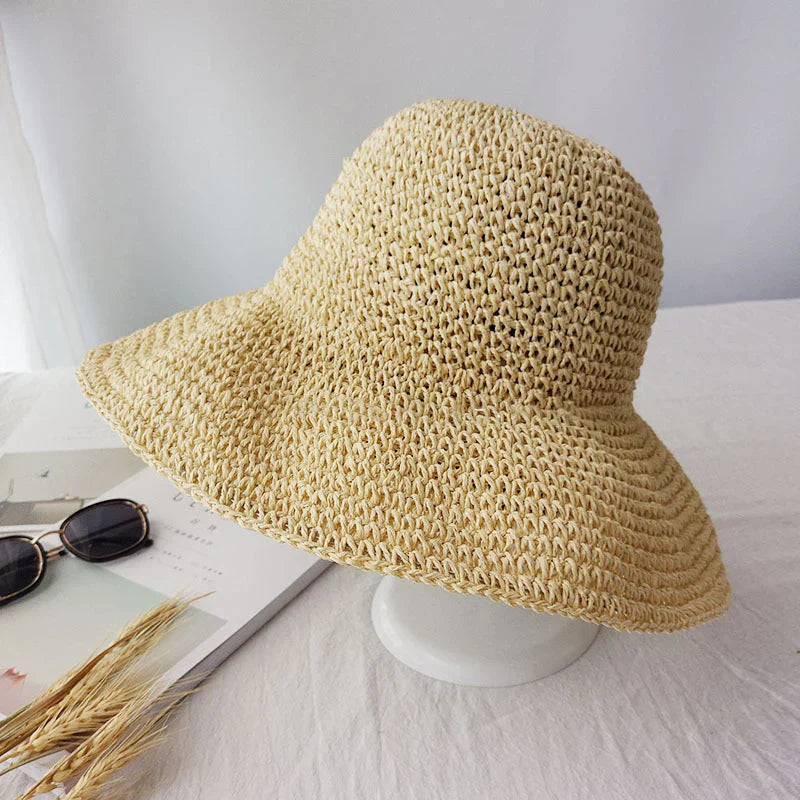 Fashion Lady Straw Hat Women Summer Sun Visor