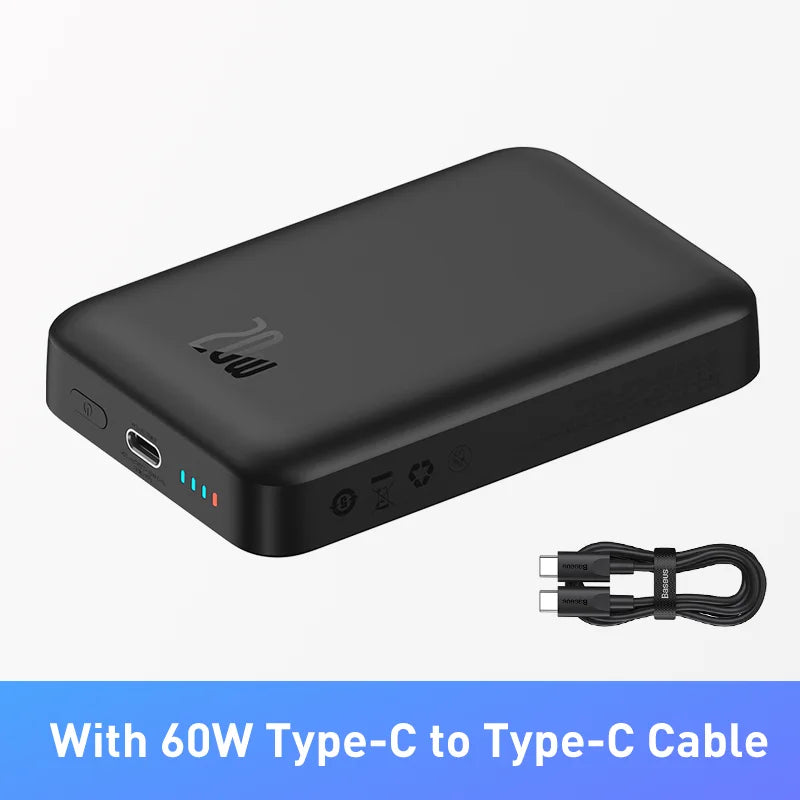 Baseus Power Bank 10000mAh 20000mAh Mini Magnetic Wireless