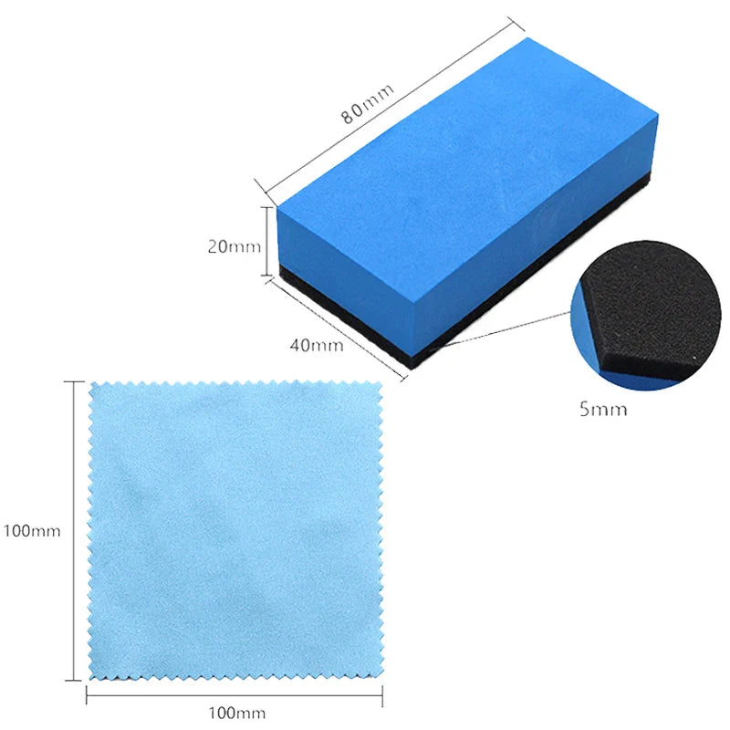 Car Ceramic Coating Sponge Applicator Glass Nano Wax