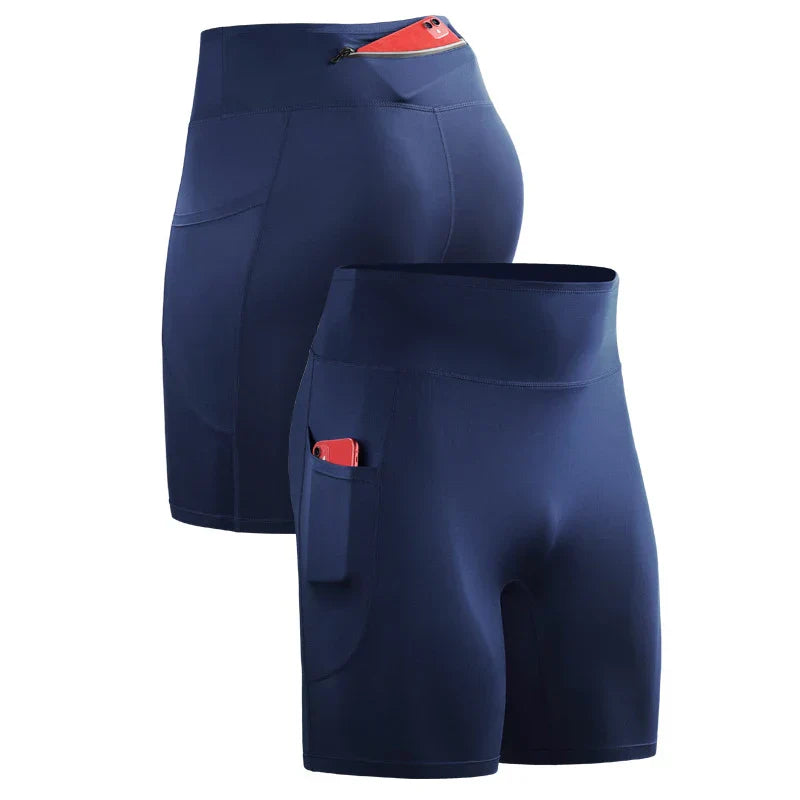 Men Outdoor Running Pocket Shorts Board GYM Exercise