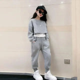 Girls Autumn Loungewear Suit Children\'s Casual Sweatshirt Pants