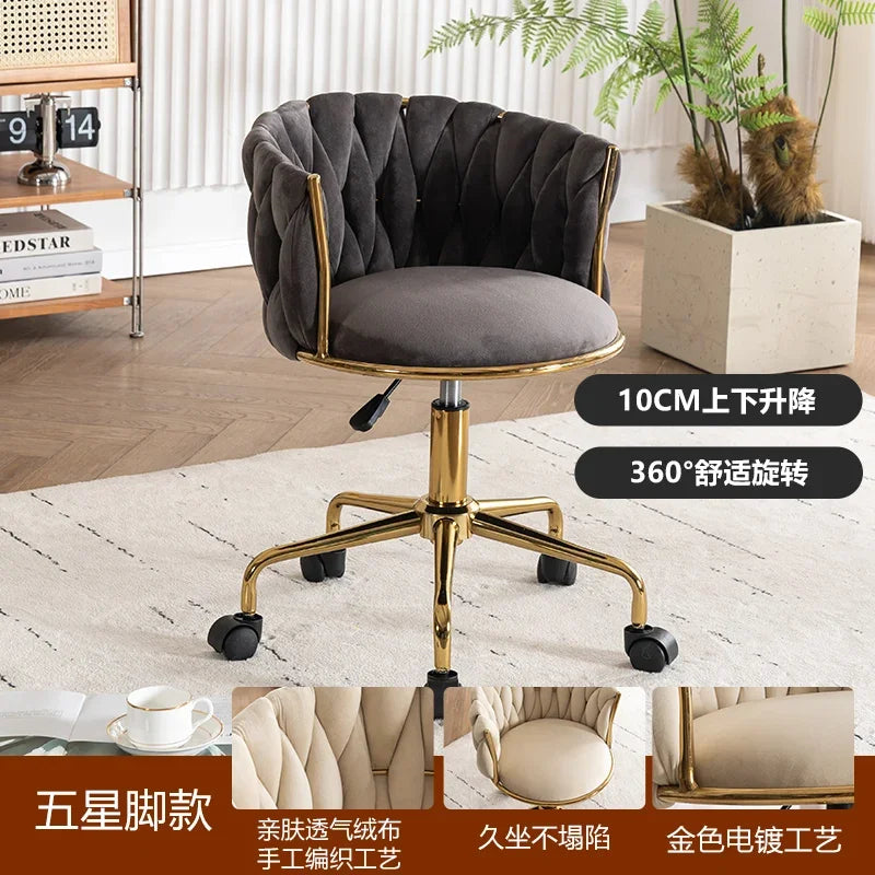Adjustable Swivel Makeup Chair Living Room Dining Chair